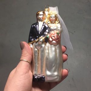 Wedding couple ornament